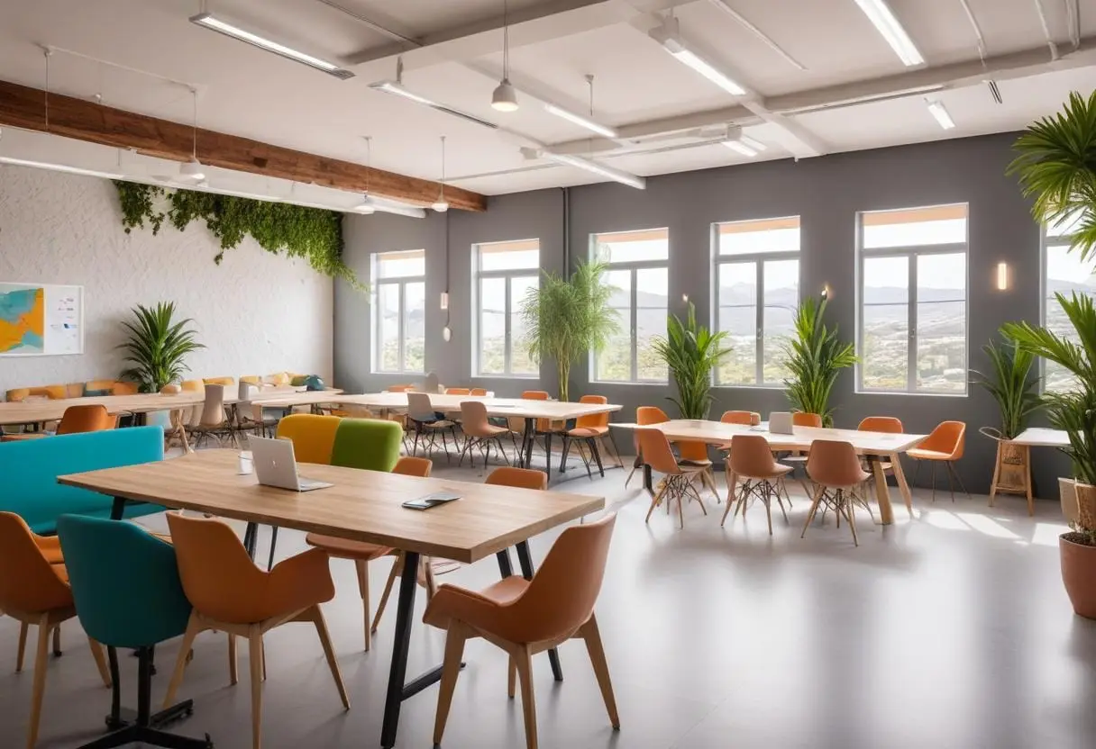 Lev livet som digital nomad med coworking på Gran Canaria illustration